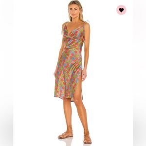 Frankie's Bikinis Floral Midi Dress - Multicolor